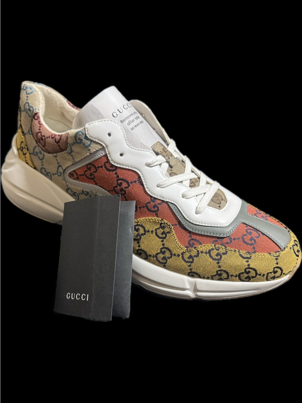 GUCCI RHYTON MEN’S SIZE 16 / EU 49 / UK 15 – RARE LARGE SIZE DESIGNER SNEAKERS